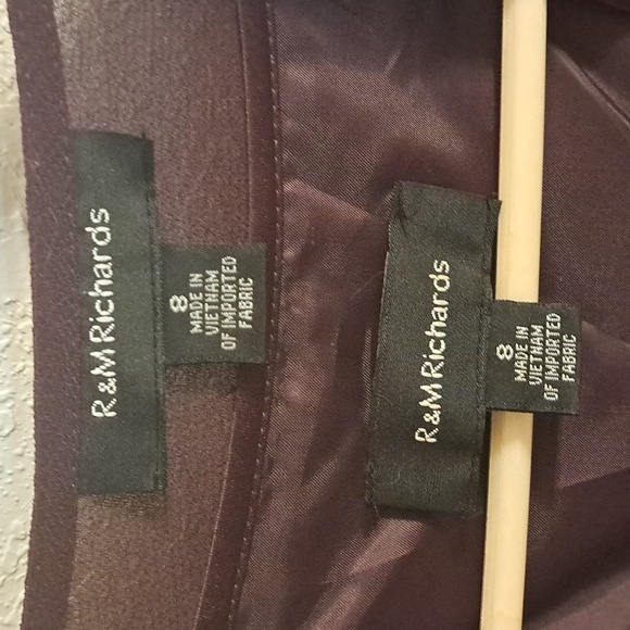 R And M Richards Dress with Jacket. Size 8 like New. - Picture 8 of 8